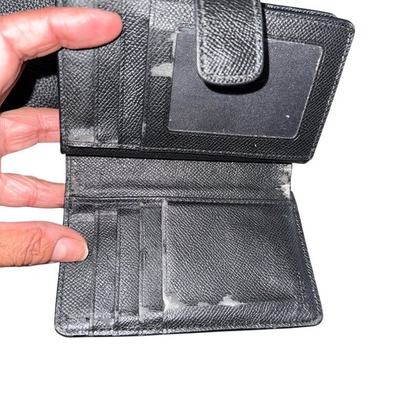 Coach Black Leather Patchwork Handbag & Matching Wallet Set With Gold Tone Hardw - Picture 5 of 6